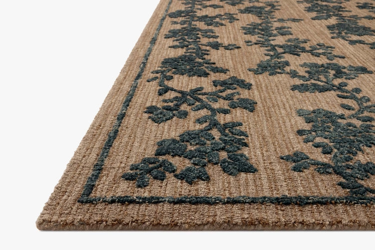 Alfombra Winslet 01 Latte | Navy  by Magnolia Home by Joanna Gaines × Loloi | Preventa