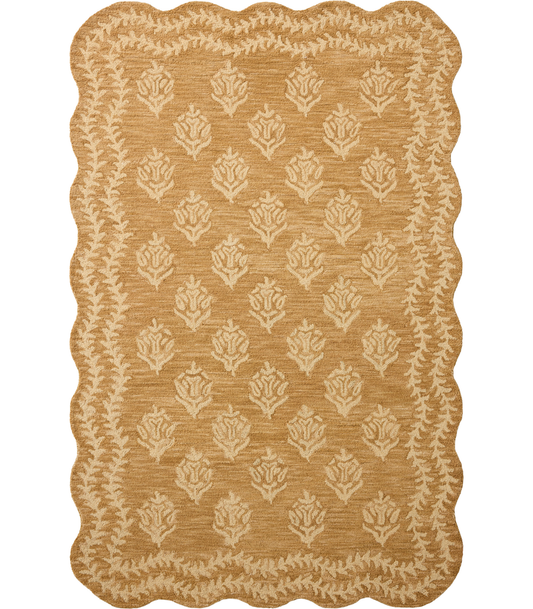 Alfombra Lisette 01 Wheat | Ivory Rifle Paper Co. × Loloi