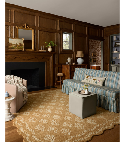 Alfombra Lisette 01 Wheat | Ivory Rifle Paper Co. × Loloi