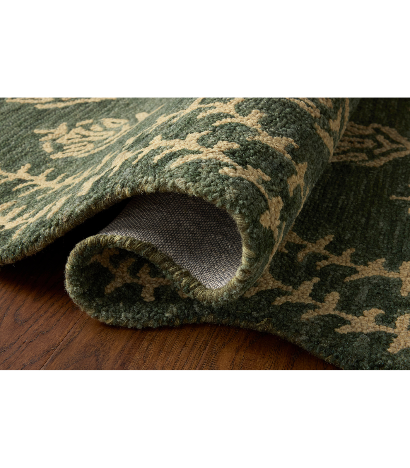 Alfombra Lisette 01 Forest | Oatmeal Rifle Paper Co. × Loloi