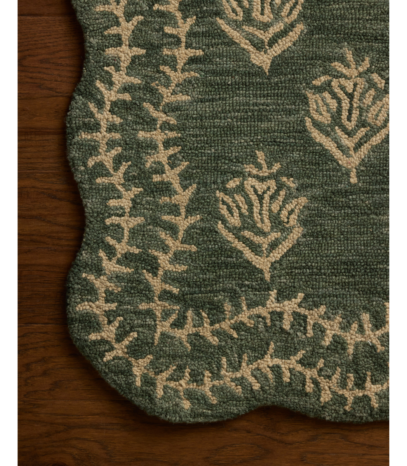 Alfombra Lisette 01 Forest | Oatmeal Rifle Paper Co. × Loloi