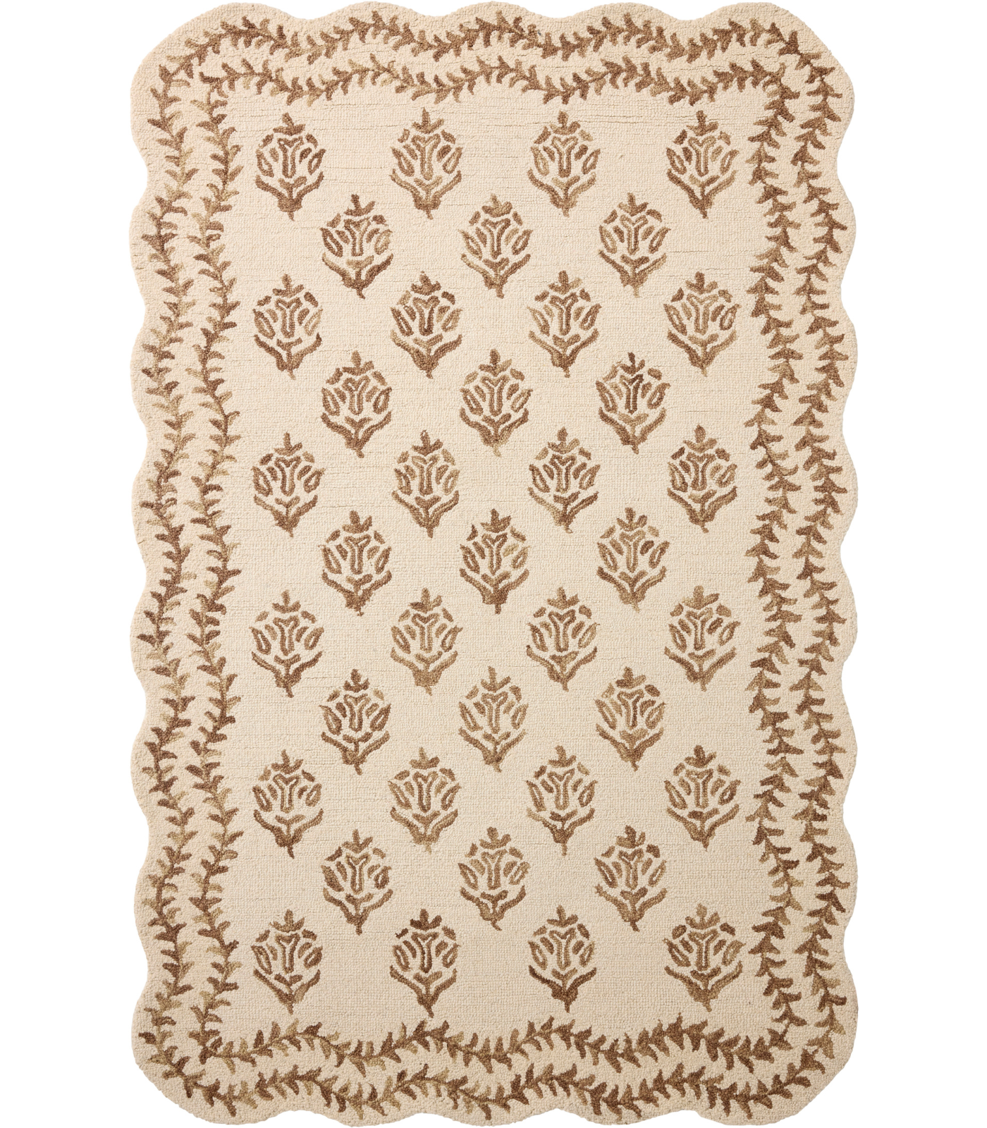 Alfombra Lisette 01 Ivory | Natural Rifle Paper Co. × Loloi