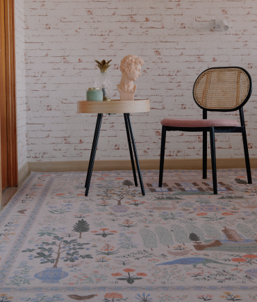 Alfombra Menagerie 03 Camont Cream | Rifle Paper Co x Loloi