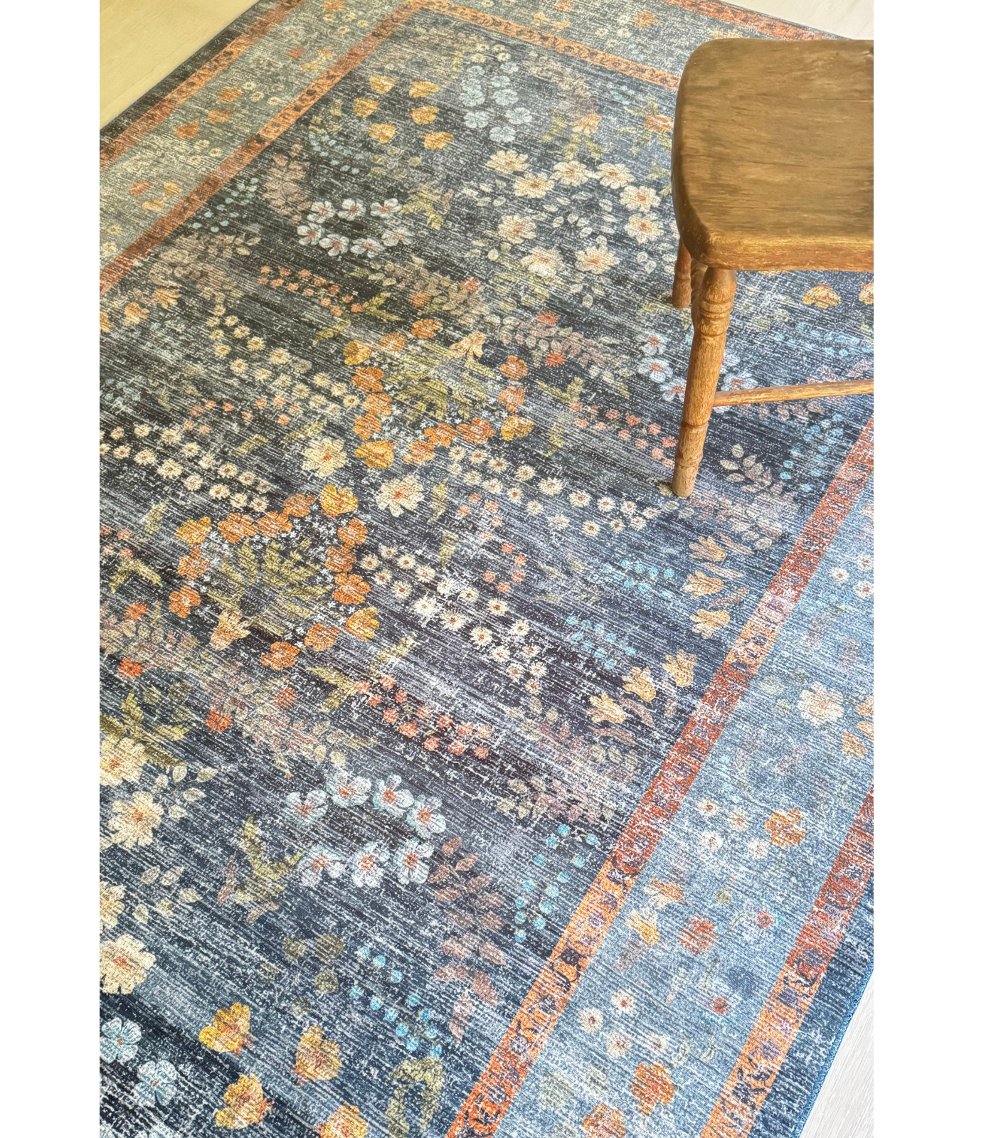 Alfombra Palais 04 Navy | Rifle Paper Co x Loloi