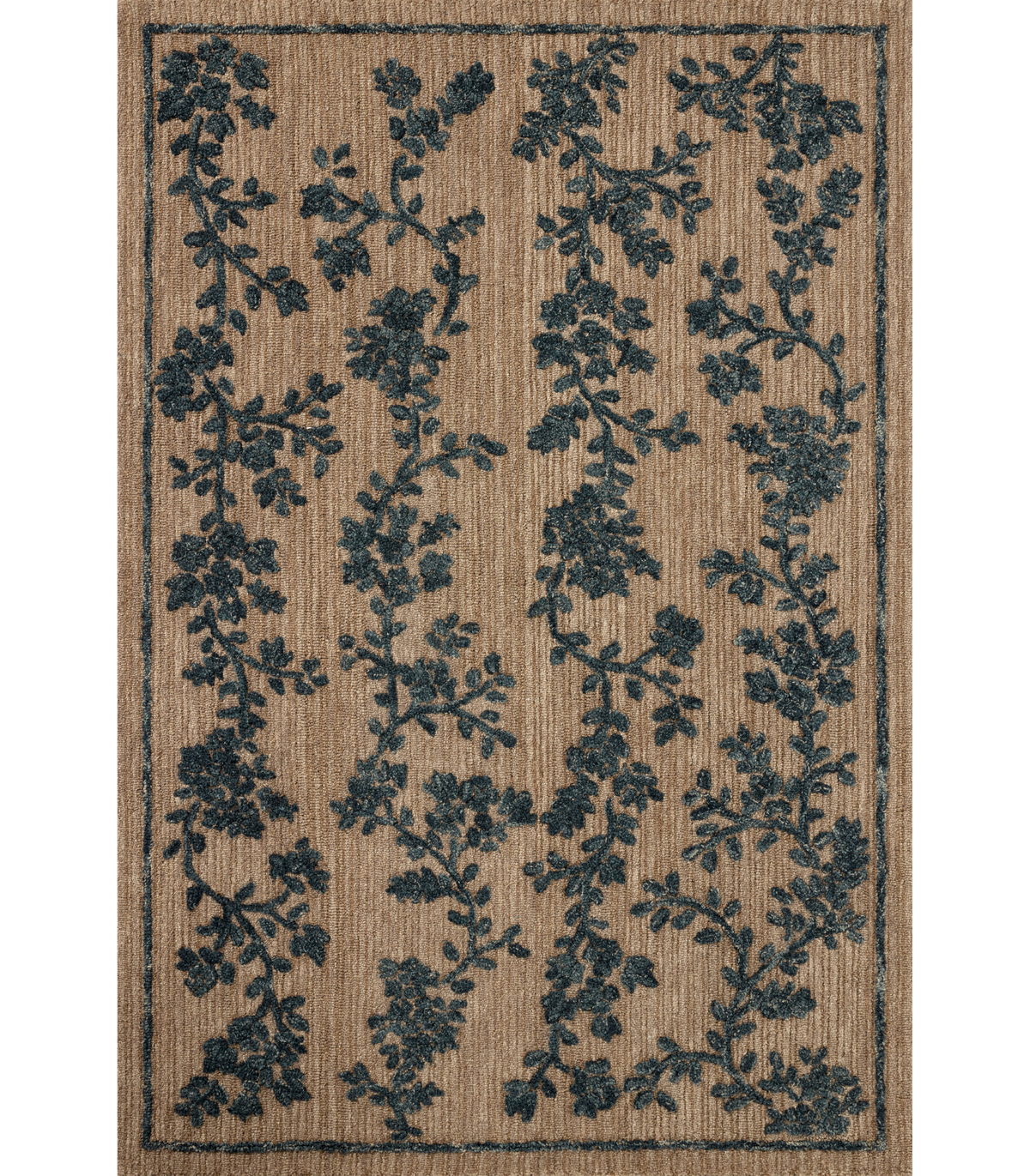 Alfombra Winslet 01 Latte | Navy  by Magnolia Home by Joanna Gaines × Loloi | Preventa