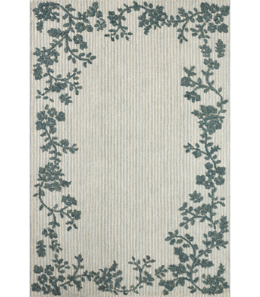 Alfombra Winslet 02 Denim | Ivory  by Magnolia Home by Joanna Gaines × Loloi | Preventa