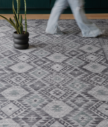 Alfombra Zion 03 Charcoal | Slate