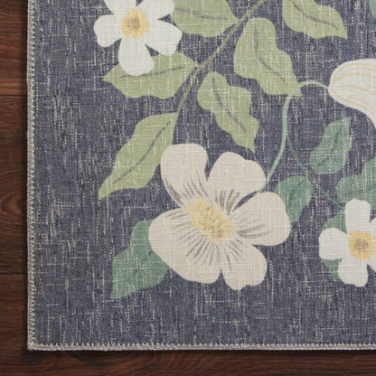 Alfombra Cotswolds 02 Primrose Charcoal Rifle Paper Co. × Loloi (229x290)