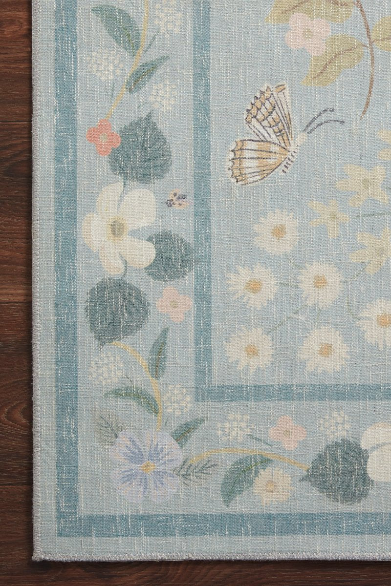 PREVENTA ABRIL | Alfombra Cotswolds 03 Willow Sky Rifle Paper Co. × Loloi (229x290)