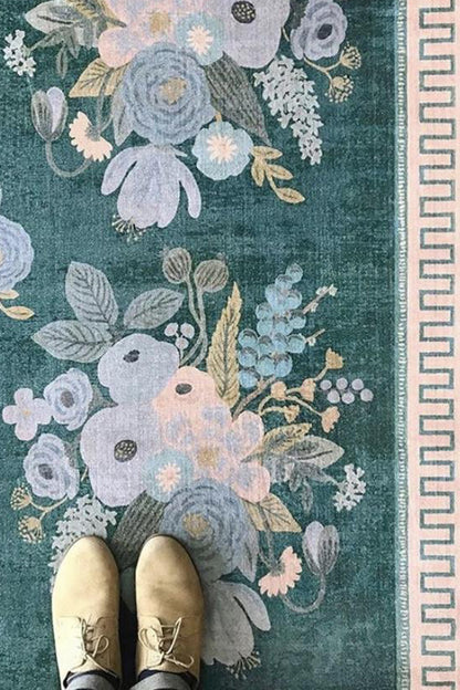 Alfombra Jardin 01 Marseille Emeralda Rifle Paper Co. × Loloi  (239x290)