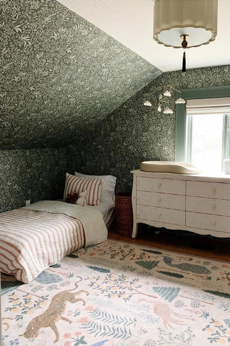 Alfombra Menagerie 01 Les Fauves Cream Rifle Paper Co. × Loloi (229X290)
