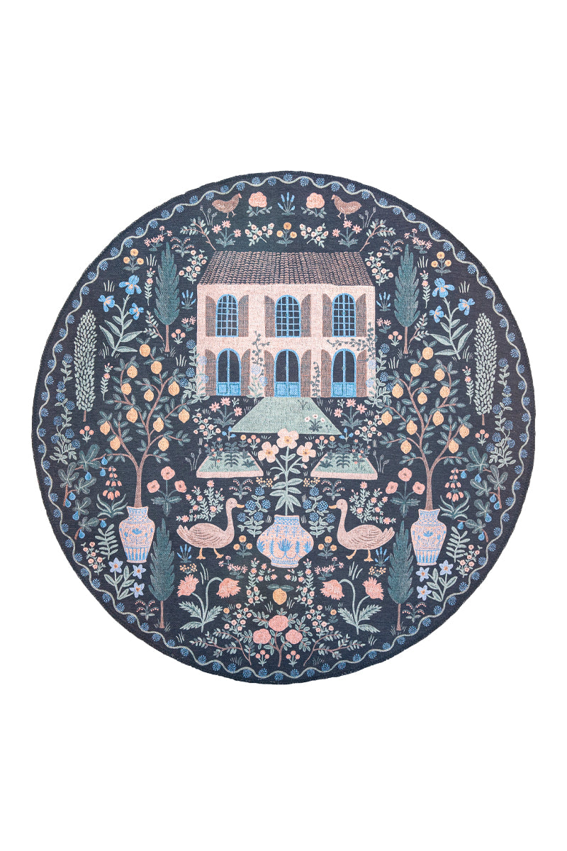 Alfombra Menagerie Collection 03 Camont Black Rifle Paper Co. × Loloi (153X153) - Perle&Perle