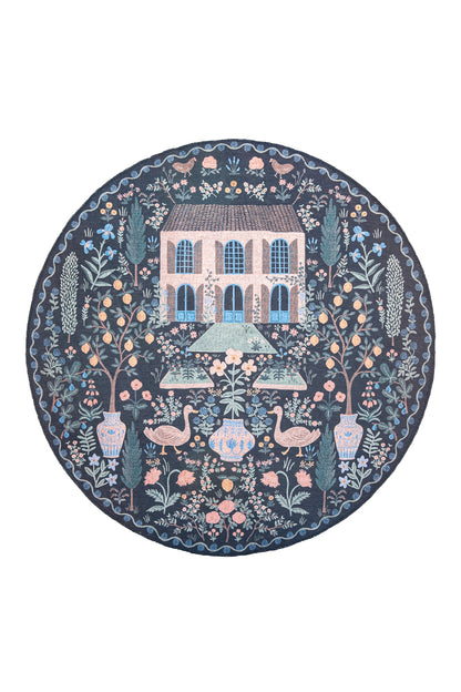 Alfombra Menagerie Collection 03 Camont Black Rifle Paper Co. × Loloi (153X153) - Perle&Perle
