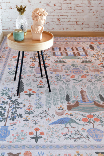 Alfombra Menagerie 03 Camont Cream | Rifle Paper Co x Loloi