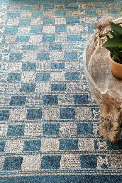 Mika Blue Ivory - Terraza (120x180) - Perle&Perle