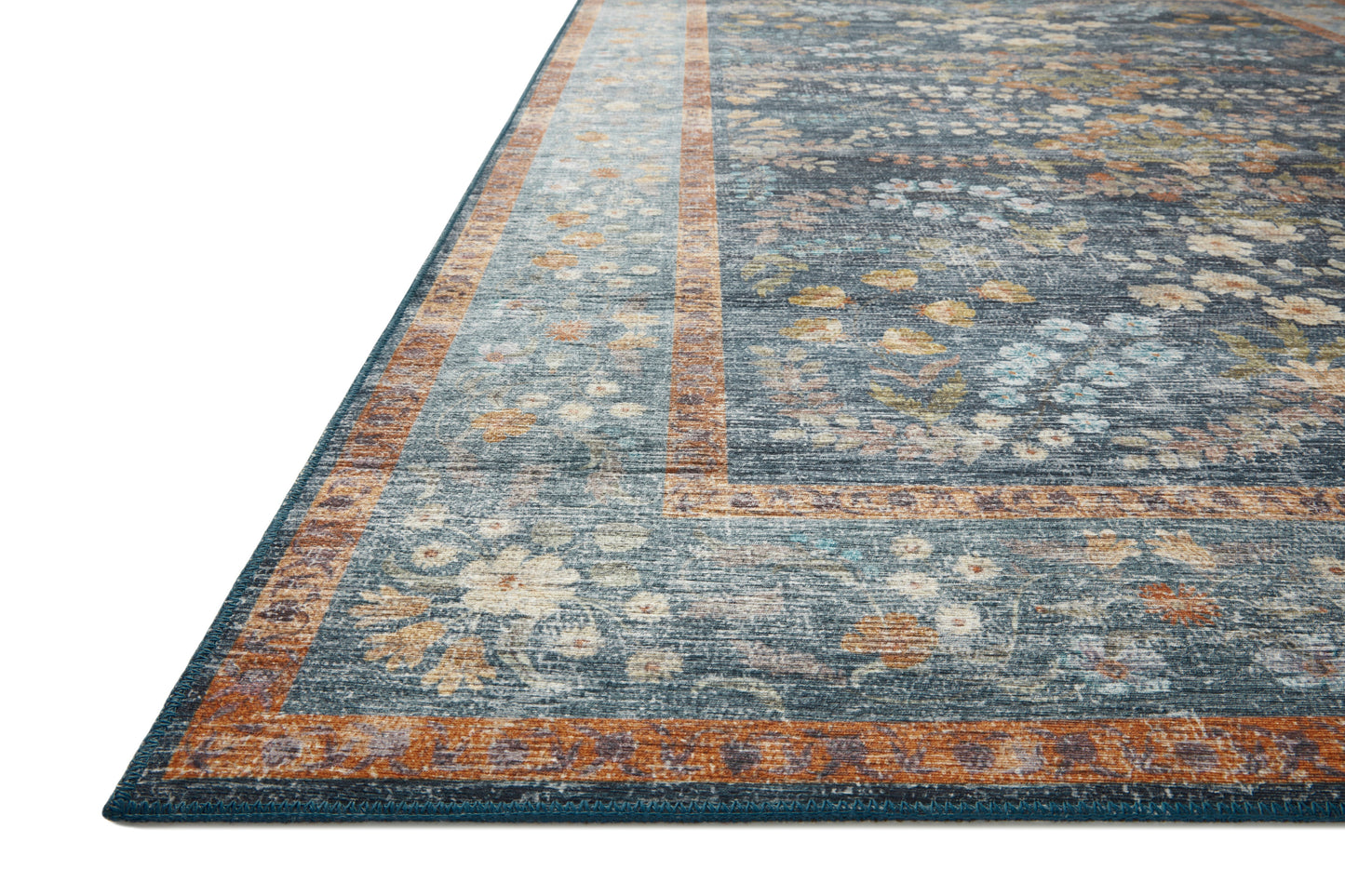 Alfombra Palais 04 Navy Rifle Paper Co × Loloi (229X290)