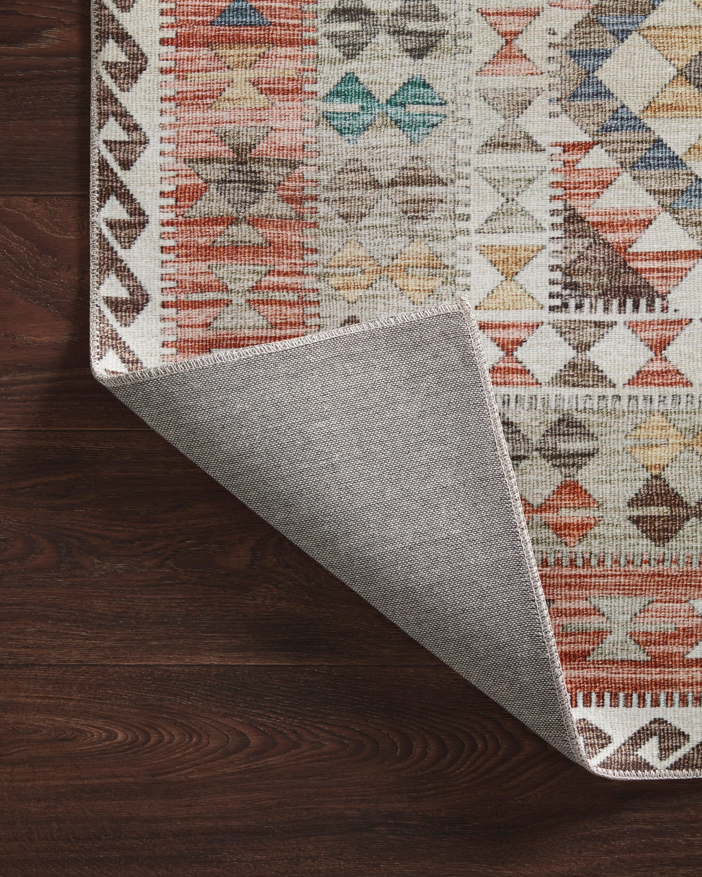 Alfombra Zion 04 Ivory / Multi Loloi II (262x354) OCT-NOV - Perle&Perle