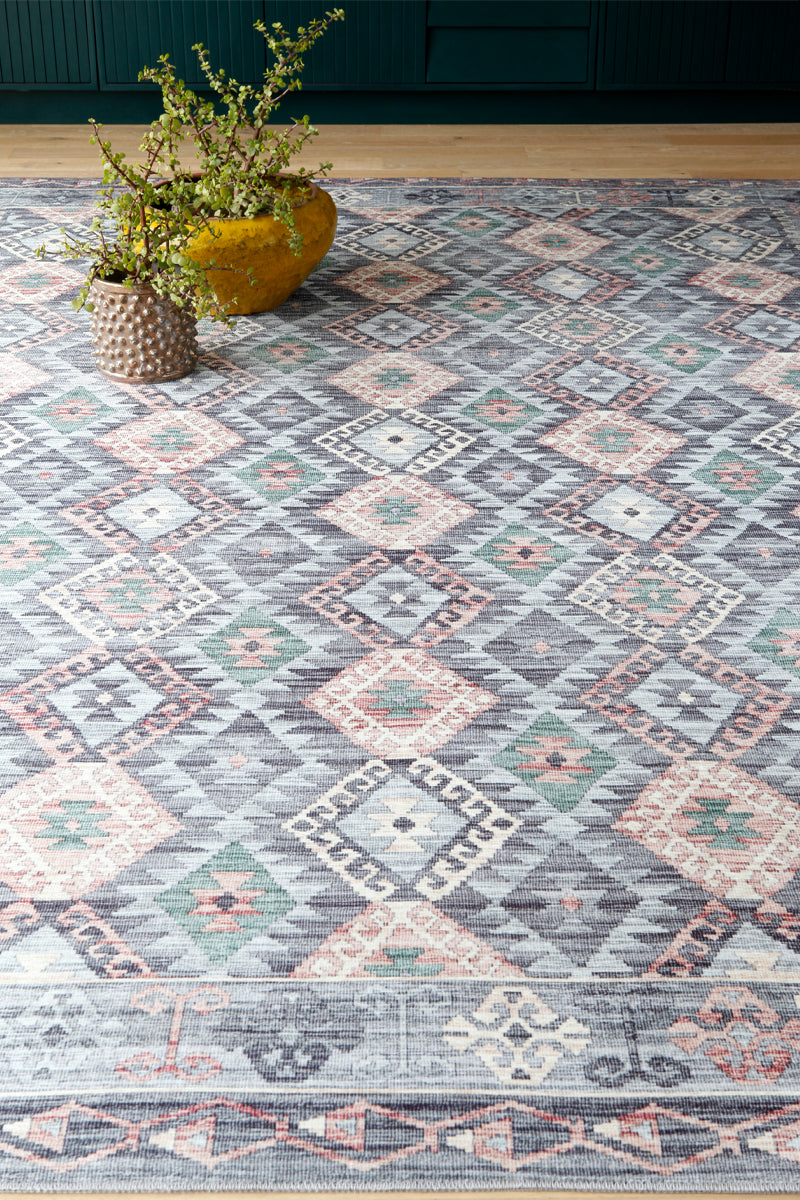 Alfombra Zion 01 Grey | Multi Loloi II (262X354)