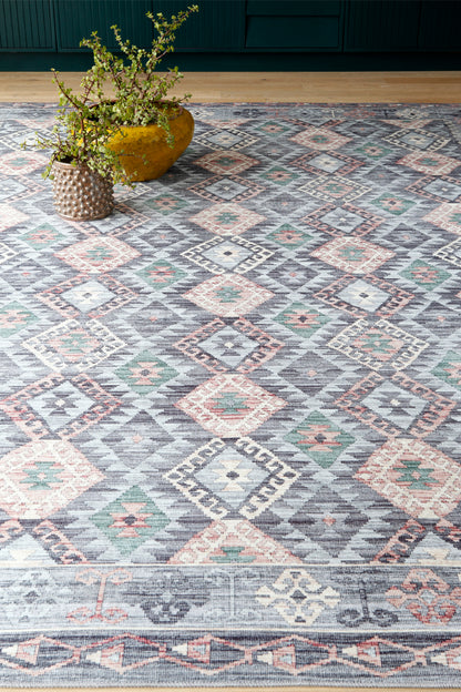 Alfombra Zion 01 Grey | Multi Loloi II (262X354)